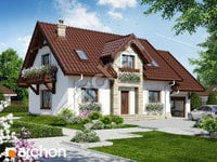 projekt domu - Dom w lucernie 3 [ 153,40 m2 ] 