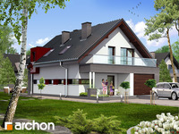 projekt domu - Dom w tunbergiach [ 159,10 m2 ] 