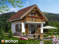 projekt domu - Domek letniskowy w krokusach [ 44,10 m2 ] 