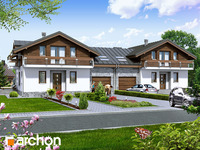 projekt domu - Dom w budlejach (B) [ 138,50 m2 ] 