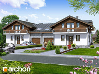 Pełnobranżowe odbicie lustrzane - Dom w budlejach (B)