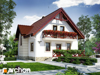 projekt domu - Dom w żarnowcach [ 125,20 m2 ] 