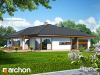 projekt domu - Dom w amarantusach [ 166,00 m2 ] 
