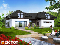 projekt domu - Rezydencja w nerterach [ 309,90 m2 ] 
