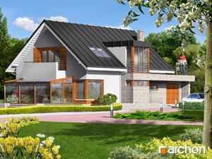 projekt domu - Ogród zimowy - Dom w mandragorze