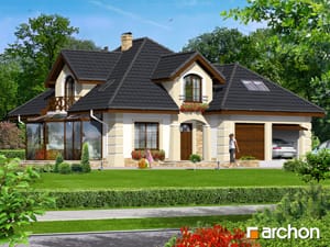 projekt domu - Ogród zimowy - Dom w dąbrówkach (G2)