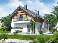 projekt domu - Dom w moringach [ 142,50 m2 ] 