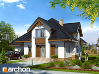projekt domu - Dom w ketmiach [ 181,80 m2 ] 
