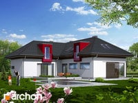 projekt domu - Dom w dentariach [ 203,20 m2 ] 