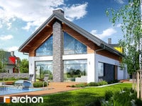 projekt domu - Dom w laurach [ 158,40 m2 ] 
