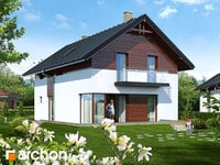 projekt domu - Dom w asarinach [ 133,40 m2 ] 