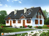 projekt domu - Dom w borówkach (R2) [ 137,40 m2 ] 
