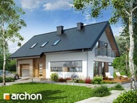 projekt domu - Dom pod figowcem [ 136,00 m2 ] 
