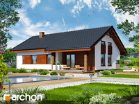 projekt domu - Dom w palisandrach [ 103,50 m2 ] 
