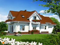 projekt domu - Dom w łubinie 2 [ 119,20 m2 ] 