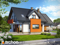 projekt domu - Dom w ananasach (N) [ 114,20 m2 ] 