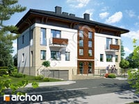 projekt domu - Dom w sagowcach 3 (B) [ 214,50 m2 ] 