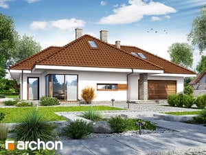 Dom w amarantusach (PD)  [ 239,10 m2 ] 