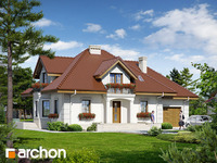 projekt domu - Dom w nektarynkach 2 (P) [ 159,20 m2 ] 