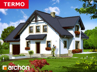 projekt domu - Dom w rododendronach 5(E) - energooszczędny [ 147,40 m2 ] 