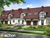 Pełnobranżowe odbicie lustrzane - Dom w cyklamenach 3 (S)