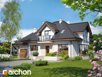 projekt domu - Dom w werbenach (N) [ 147,60 m2 ] 