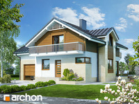 projekt domu - Dom w morelach 3 [ 152,10 m2 ] 
