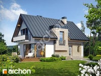 projekt domu - Dom w amarylisach (W) [ 122,70 m2 ] 