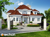 projekt domu - Rezydencja w Myślenicach 2 [ 272,30 m2 ] 