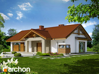 projekt domu - Dom w toreniach [ 131,80 m2 ] 