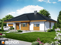 projekt - Dom w akebiach 3 [ 98,50 m2 ] 