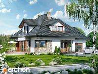 projekt domu - Dom w czarnuszce 2 [ 162,80 m2 ] 