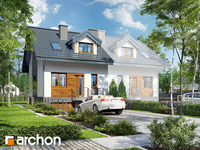 projekt domu - Dom w cyklamenach 4 (PB) [ 84,70 m2 ] 