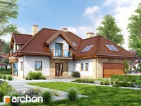 projekt domu - Dom w georginiach [ 230,00 m2 ] 