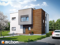 projekt domu - Dom w krotonach [ 164,00 m2 ] 