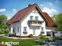 projekt domu - Dom w winogronach 5 [ 135,90 m2 ] 