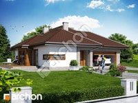 projekt domu - Dom w cyprysikach (G2) [ 121,00 m2 ] 