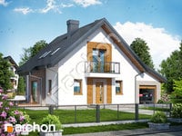 projekt domu - Dom w rododendronach 4 (N) [ 113,90 m2 ] 