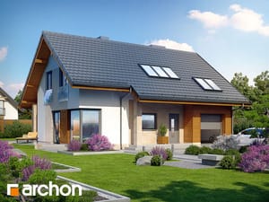Dom w wisteriach  [ 129,80 m2 ] 