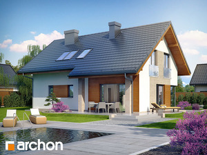 Dom w wisteriach  [ 129,80 m2 ] 