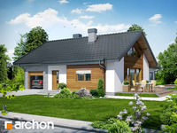 projekt domu - Dom w gloksyniach [ 139,50 m2 ] 
