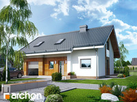 projekt domu - Dom - Miniaturka 2 (N) [ 132,90 m2 ] 