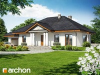 projekt domu - Dom w gaurach 2 [ 128,50 m2 ] 