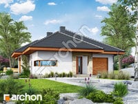 projekt - Dom w cyprysikach TERMO [ 112,97 m2 ] 